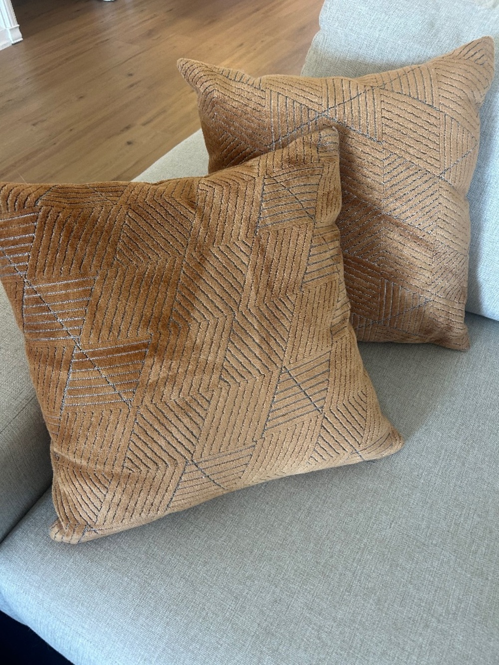 West elm pillows